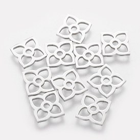 201 Stainless Steel Charms, Clover