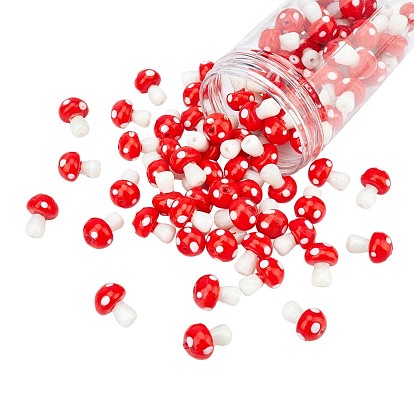 Бусины лэмпворк , гриб