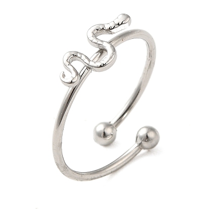 304 открытая манжета из нержавеющей стали, змея
