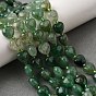Натуральный зеленый клубника кварц бисер нити, сердце, с бисером