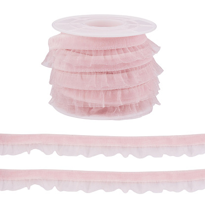 5 метров эластичной бархатной органзовой ленты