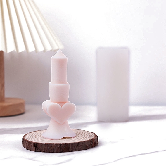 Силиконовые формы для свечей в виде сердечек, пищевой силикон, изготовление украшений, для изготовления свечей