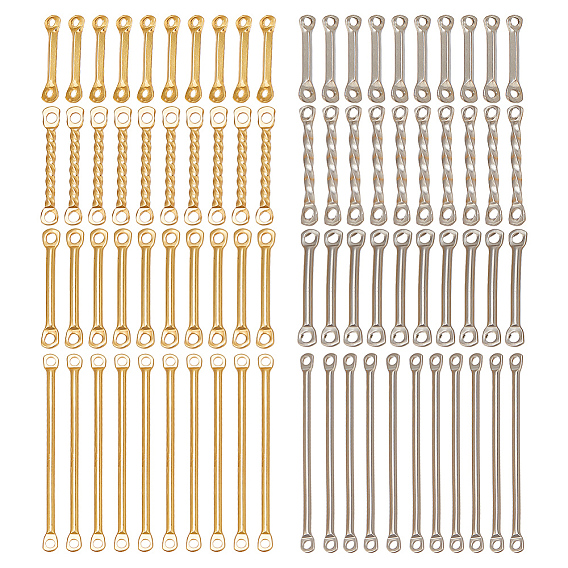 80шт 8 стили 201 подвески из нержавеющей стали, панель ссылок