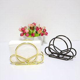 Nordic wrought iron vertical paper towel clip metal napkin clip cafe hotel board paper clip dining table storage rack paper towel holder