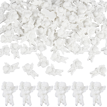 100 шт. Кабошоны из непрозрачной смолы, ангел