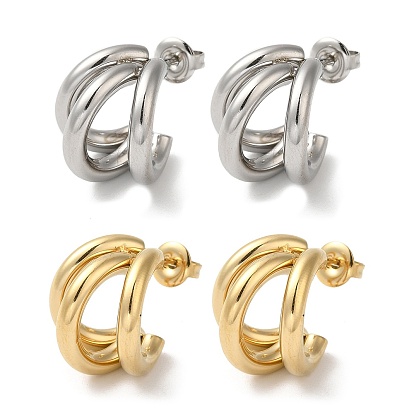 304 из нержавеющей стали серьги, сплит серьги, серьги-кольца