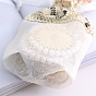 Organza Jewellery Storage Drawstring Pouches, with Polyetser Lace