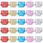 Transparent Plastic Cosmetics Cream Jar, Empty Portable Refillable Bottle