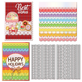 Кружевные трафареты для резки углеродистой стали, для diy scrapbooking, Фотоальбом, декоративная бумага для тиснения