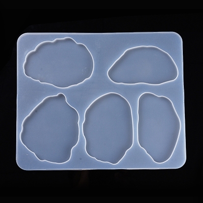 DIY Cup Mat Food Grade Silicone Molds, Resin Casting Molds, for UV Resin, Epoxy Resin Jewelry Making, Cloud
