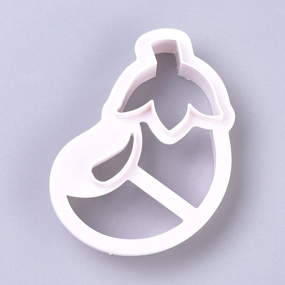 Food Grade Plastic Cookie Cutters, Cookies Moulds, DIY Biscuit Baking Tool, Eggplant