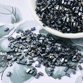 Миюки половина бусины тила, японский бисер, 2 отверстие, металлических цветов