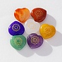 Natural Gemstone Healing Ornament, Chakra Reiki Energy Stone Display Decorations, for Home Feng Shui Ornament