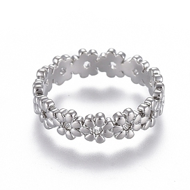 Brass Finger Rings, Flower