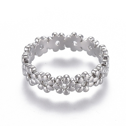 Brass Finger Rings, Flower