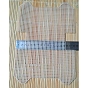 DIY Ingot-shaped Plastic Mesh Canvas Sheet, for Knitting Bag Crochet Projects Accessories