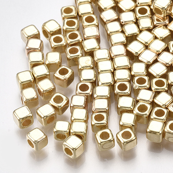 CCB Plastic Spacer Beads, Cube
