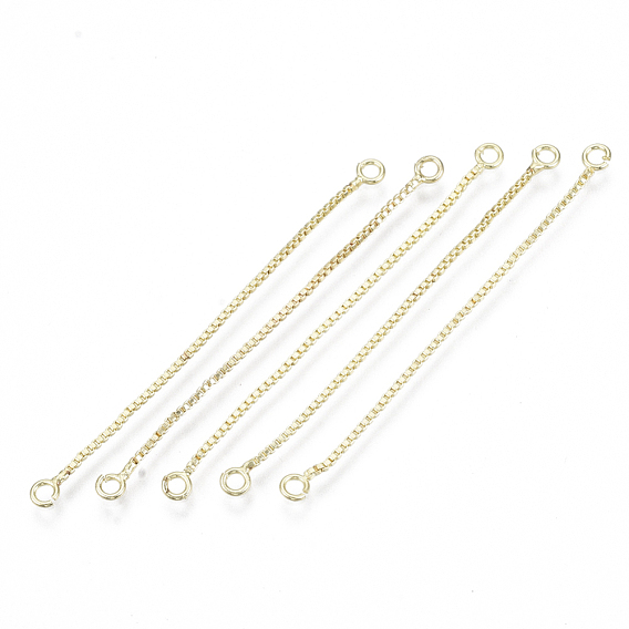 Brass Box Chain Tassel Links