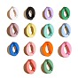 Acrylic hand paint 23mm*17mm simple macaron seven-color chain opening buckle diy can be assembled chain
