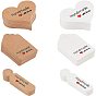 Paper Gift Tags, Hange Tags, For Arts and Crafts, For Wedding/Valentine's Day/Thanksgiving, Rectangle with Word