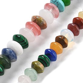 Cmешанные драгоценный камень бисер нитей, блюдце бусины, смешанные окрашенные и неокрашенные