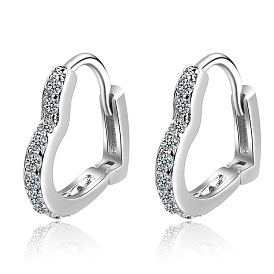 Earrings Female Simple Sweet Love Elegant Girls Heart Earrings Earrings Jewelry Earrings