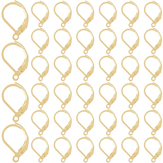 304 из нержавеющей стали выводы Leverback серьги, с петлей