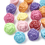 Opaque Acrylic Beads, Flower