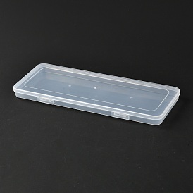 Прямоугольные полипропиленовые (пп) пластиковые ящики, контейнеры для хранения бисера, с откидной крышкой