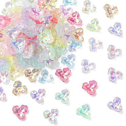 100 шт. акриловые колпачки для бусин, цветок