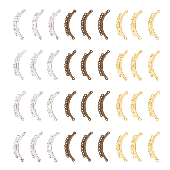 120шт 3 цвета сплав люстра компонент ссылки, кривая