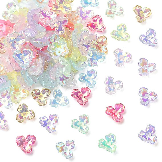 100 шт. акриловые колпачки для бусин, цветок