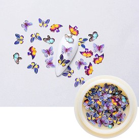 Cabochons en papier, décorations d'art d'ongle, papillon réaliste