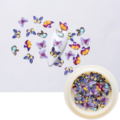 Paper Cabochons, Nail Art Decorations, Lifelike Butterfly