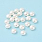Shell Pearl Half Drilled Beads, Half Round