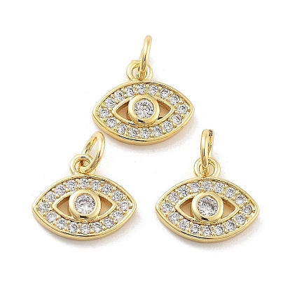 Покрытие стойки латунь микропаве прозрачные кубические циркониевые подвески, с целью перехода в кольце, лошадиный глаз , без кадмия и без свинца, долговечный