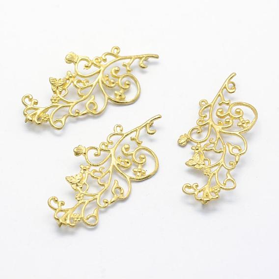 Медные звенья / разъемы, без свинца, без кадмии и без никеля, цветы и ветви