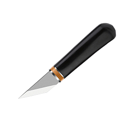 Нож из высокоуглеродистой стали, кожаный нож, нож для резки кромки ножа, остроконечный нож с деревянной ручкой, для поделок из кожи