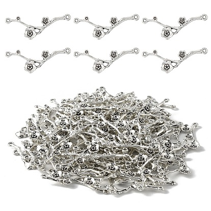 100g подвески-соединители из сплава в тибетском стиле, цветок ссылки, без никеля 