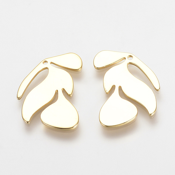 Латунные подвески, без никеля , реальный 18 k позолоченный, лист