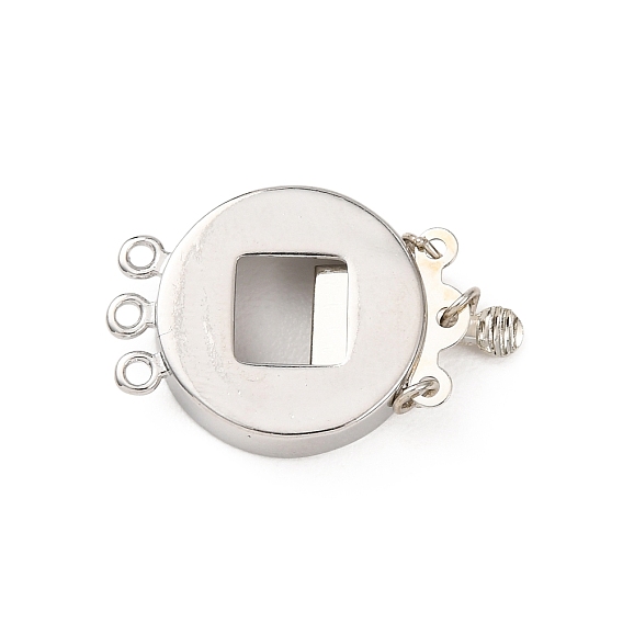 Фурнитура для латунных коробочных застежек, плоско-круглые