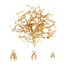 304 Stainless Steel Pendant Pinch Bails