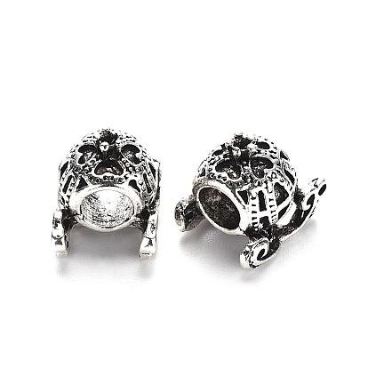 Европейские настройки эмали для бусин в тибетском стиле, бусины с большим отверстием, без свинца, тыква перевозки