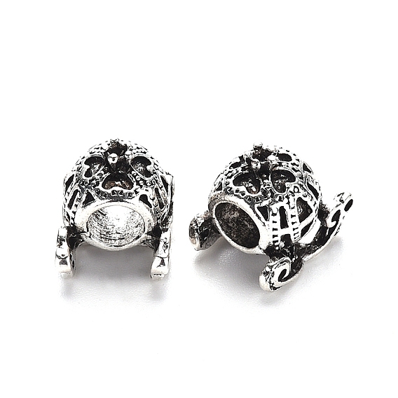 Европейские настройки эмали для бусин в тибетском стиле, бусины с большим отверстием, без свинца, тыква перевозки