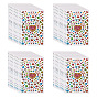 Heart Plastic Stickers, Self-adhesion Decals for DIY Scrapbooking