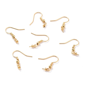 Крючки для сережек из настоящей латуни с золотым покрытием, без кадмия, без никеля и без свинца