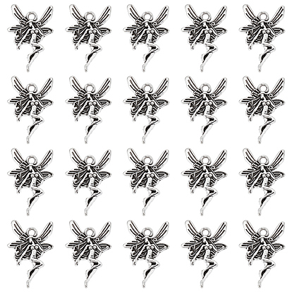 80 шт. Подвески из сплава в тибетском стиле, ангел