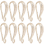 10 Pairs Brass Earring Hooks