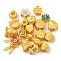Alloy Beads, with Enamel, Mixed Shapes