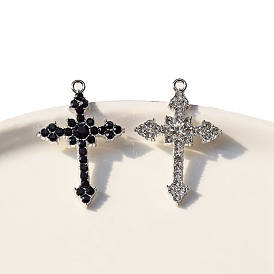 Подвески из цинкового сплава с микропаве из кубического циркония, крест прелести